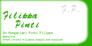 filippa pinti business card